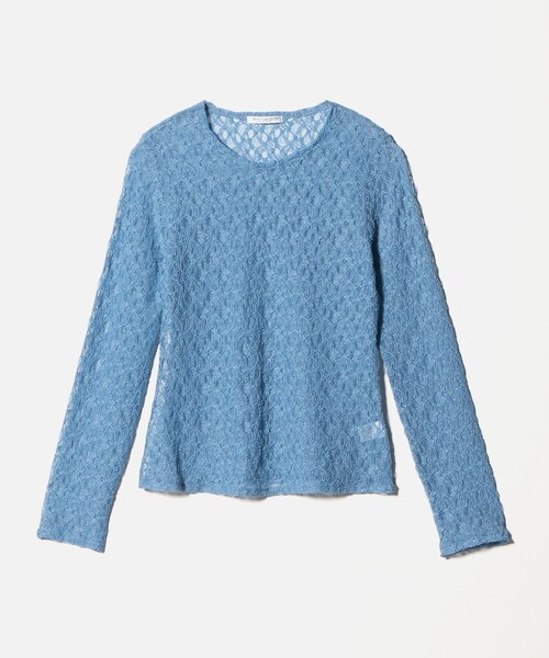 BEAUTY&YOUTH UNITED ARROWS(ビューティーアンドユースユナイテッドアローズ)の「フラワーレース プルオーバー(Tシャツ/カットソー・レディース・ブラック/ホワイト/イエロー/コバルトブルー・FREE)」の10枚目の写真