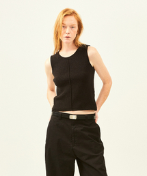 LABELARCHIVE（ラベルアーカイブ）の「Mia sleeveless sweater black（Tシャツ/カットソー）」