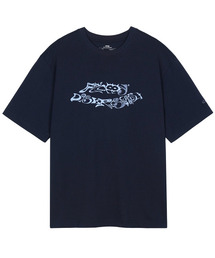 FDR（エフディーアール）の「Caizhu Letter Short Sleeve Navy（Tシャツ/カットソー）」
