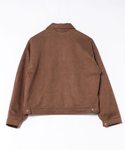 Ritzy(リッツィー)の「フェイクスエード ジップブルゾン(ブルゾン・レディース・ブラウン・L/M)」の7枚目の写真