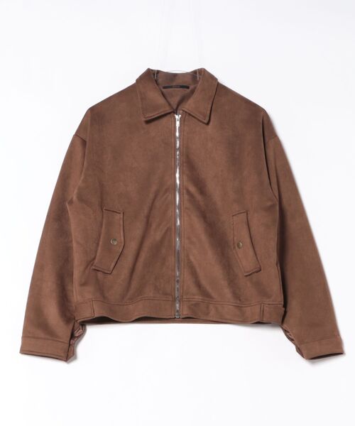 Ritzy(リッツィー)の「フェイクスエード ジップブルゾン(ブルゾン・レディース・ブラウン・L/M)」の9枚目の写真