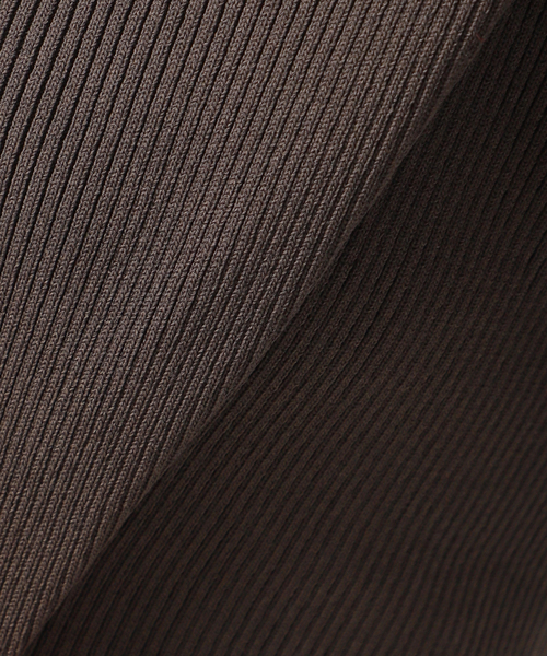 journal standard L'essage（ジャーナルスタンダードレサージュ）の「襟リブカーディガン（カーディガン/ボレロ・レディース・イエロー/ダークブルー/チャコールグレー・FREE）」の20枚目の写真