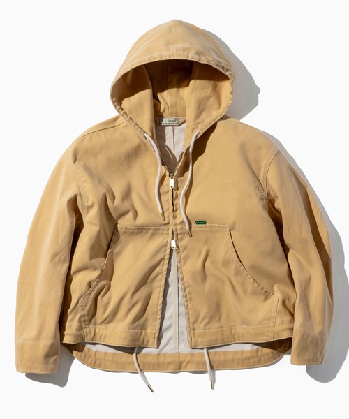 L.L.Bean(エルエルビーン)の「【JAPAN EDITION】プロスペクト・ハーバー・フーディ・ジャケット(その他アウター・レディース・グレイッシュベージュ/インディゴブルー/タン/ピンク・MEDIUM)」の7枚目の写真