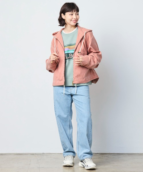 L.L.Bean(エルエルビーン)の「【JAPAN EDITION】プロスペクト・ハーバー・フーディ・ジャケット(その他アウター・レディース・グレイッシュベージュ/インディゴブルー/タン/ピンク・MEDIUM)」の9枚目の写真