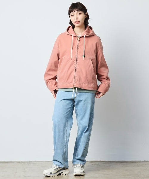 L.L.Bean(エルエルビーン)の「【JAPAN EDITION】プロスペクト・ハーバー・フーディ・ジャケット(その他アウター・レディース・グレイッシュベージュ/インディゴブルー/タン/ピンク・MEDIUM)」の14枚目の写真