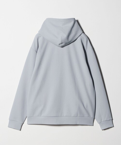 green label relaxing(グリーンレーベルリラクシング)の「アムンゼン ツイル フーディ パーカー -UVカット・吸水速乾・抗菌-(パーカー・メンズ・ライトグレー/ブラック/ケリーグリーン・S/M/XL/L)」の18枚目の写真