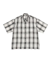 BEAMS | オンブレチェック ミニレギュラーカラーシャツ【リラックスフィット】(シャツ/ブラウス)