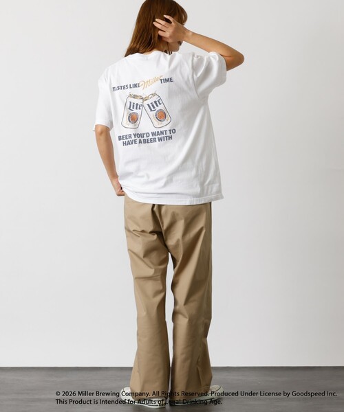GOOD ROCK SPEED(グッドロックスピード)の「【GOOD ROCK SPEED/グッドロックスピード】Miller Lite Tshirt/ミラーライトTシャツシリーズ(Tシャツ/カットソー・メンズ・ホワイト系その他/グレー系その他/ホワイト系その他2・M/L/XL)」の16枚目の写真