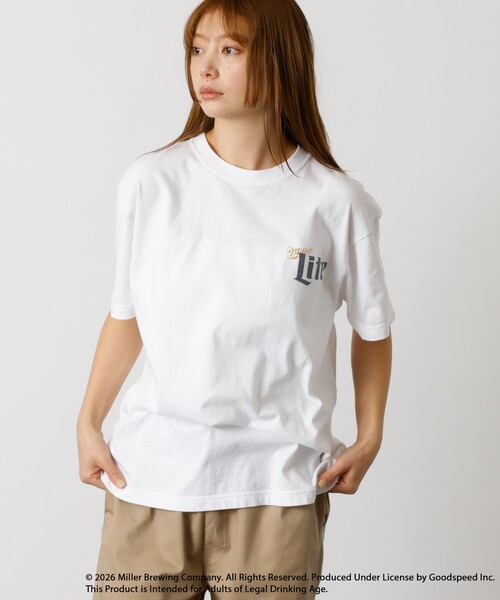 GOOD ROCK SPEED(グッドロックスピード)の「【GOOD ROCK SPEED/グッドロックスピード】Miller Lite Tshirt/ミラーライトTシャツシリーズ(Tシャツ/カットソー・メンズ・ホワイト系その他/グレー系その他/ホワイト系その他2・M/L/XL)」の13枚目の写真
