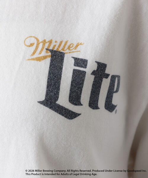 GOOD ROCK SPEED(グッドロックスピード)の「【GOOD ROCK SPEED/グッドロックスピード】Miller Lite Tshirt/ミラーライトTシャツシリーズ(Tシャツ/カットソー・メンズ・ホワイト系その他/グレー系その他/ホワイト系その他2・M/L/XL)」の12枚目の写真