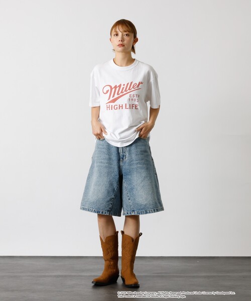 GOOD ROCK SPEED(グッドロックスピード)の「【GOOD ROCK SPEED/グッドロックスピード】Miller Lite Tshirt/ミラーライトTシャツシリーズ(Tシャツ/カットソー・メンズ・ホワイト系その他/グレー系その他/ホワイト系その他2・M/L/XL)」の10枚目の写真