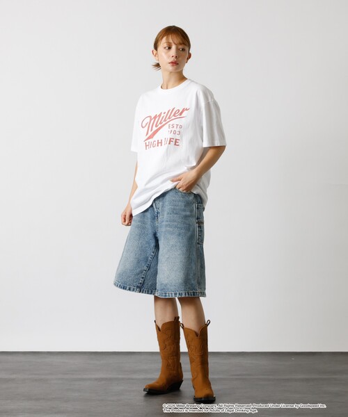 GOOD ROCK SPEED(グッドロックスピード)の「【GOOD ROCK SPEED/グッドロックスピード】Miller Lite Tshirt/ミラーライトTシャツシリーズ(Tシャツ/カットソー・メンズ・ホワイト系その他/グレー系その他/ホワイト系その他2・M/L/XL)」の9枚目の写真