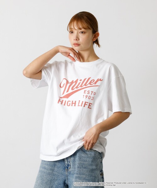 GOOD ROCK SPEED(グッドロックスピード)の「【GOOD ROCK SPEED/グッドロックスピード】Miller Lite Tshirt/ミラーライトTシャツシリーズ(Tシャツ/カットソー・メンズ・ホワイト系その他/グレー系その他/ホワイト系その他2・M/L/XL)」の8枚目の写真
