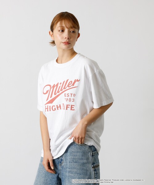 GOOD ROCK SPEED(グッドロックスピード)の「【GOOD ROCK SPEED/グッドロックスピード】Miller Lite Tshirt/ミラーライトTシャツシリーズ(Tシャツ/カットソー・メンズ・ホワイト系その他/グレー系その他/ホワイト系その他2・M/L/XL)」の7枚目の写真