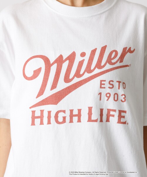 GOOD ROCK SPEED(グッドロックスピード)の「【GOOD ROCK SPEED/グッドロックスピード】Miller Lite Tshirt/ミラーライトTシャツシリーズ(Tシャツ/カットソー・メンズ・ホワイト系その他/グレー系その他/ホワイト系その他2・M/L/XL)」の6枚目の写真