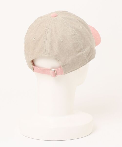 CONVERSE（コンバース）の「CONVERSE/コンバース　CN WASHED BICOLOUR 6P CAP（キャップ・メンズ・ブラック/ネイビー/ピンク/グリーン・57~59cm）」の5枚目の写真