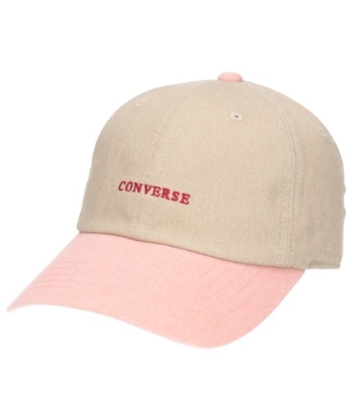 CONVERSE（コンバース）の「CONVERSE/コンバース　CN WASHED BICOLOUR 6P CAP（キャップ・メンズ・ブラック/ネイビー/ピンク/グリーン・57~59cm）」の4枚目の写真