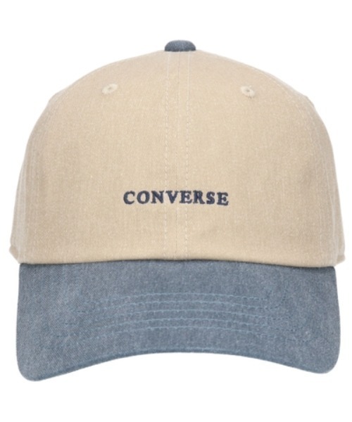 CONVERSE（コンバース）の「CONVERSE/コンバース　CN WASHED BICOLOUR 6P CAP（キャップ・メンズ・ブラック/ネイビー/ピンク/グリーン・57~59cm）」の9枚目の写真