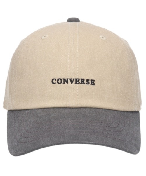 CONVERSE（コンバース）の「CONVERSE/コンバース　CN WASHED BICOLOUR 6P CAP（キャップ・メンズ・ブラック/ネイビー/ピンク/グリーン・57~59cm）」の6枚目の写真