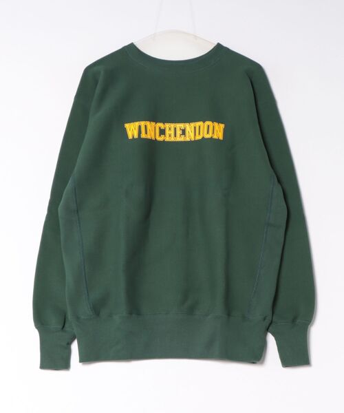 Champion(チャンピオン)の「【Champion】C3-E010 RW CREWNECK SWEATSHIRT(スウェット・メンズ・グリーン/グレー・XL)」の2枚目の写真