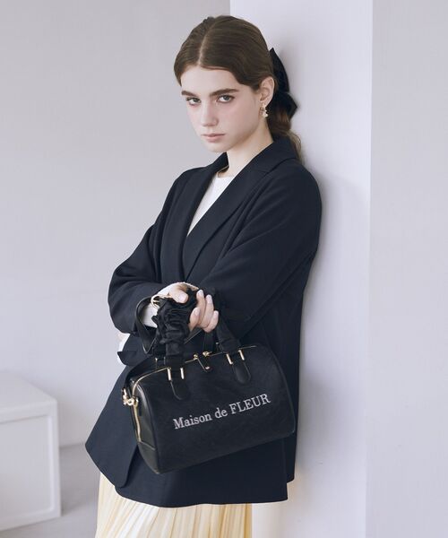 セール】レース2Wayボストンバッグ（ハンドバッグ）｜Maison de FLEUR