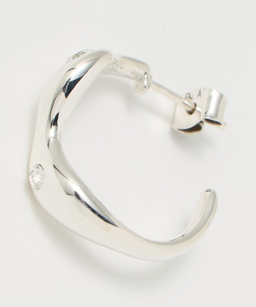 PHILIPPE AUDIBERT(フィリップ オーディベール)の「<PHILIPPE AUDIBERT>ELROSE CR ピアス(ピアス(両耳用)・レディース・シルバー・FREE)」の5枚目の写真
