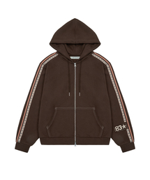 L20 VINTAGE HOOD ZIP-UP(BROWN)