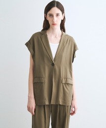 three dots（スリードッツ）の「フィブリオ 半袖ジャケット（その他アウター）」