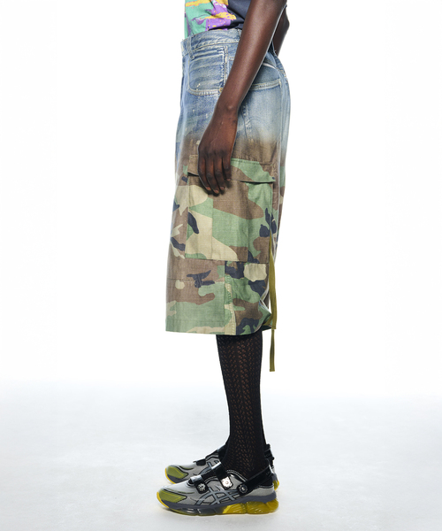 TOLQ(トルク)の「TOLQ / トルク GradationPrintedDenimPants*Cargo(その他パンツ・メンズ・ネイビー・2/3)」の3枚目の写真