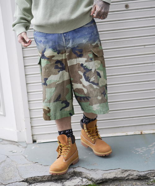 TOLQ(トルク)の「TOLQ / トルク GradationPrintedDenimPants*Cargo(その他パンツ・メンズ・ネイビー・2/3)」の7枚目の写真