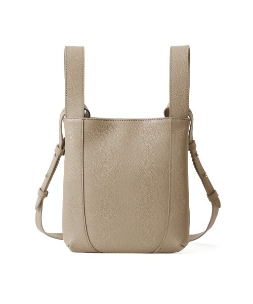 PELLE MORBIDA（ペッレモルビダ）の「Vela（ヴェーラ）VE104スリムショルダーバッグ（ショルダーバッグ・レディース・グレイッシュベージュ/アイボリー/ライトブルー/ベージュ・FREE）」の3枚目の写真