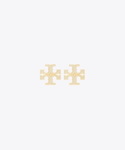 TORY BURCH(トリーバーチ)の「アイコン エナメル スモール スタッズピアス(ピアス(両耳用)・レディース・ブラック/ホワイト/ピンク/シルバー系・ONE SIZE)」の5枚目の写真