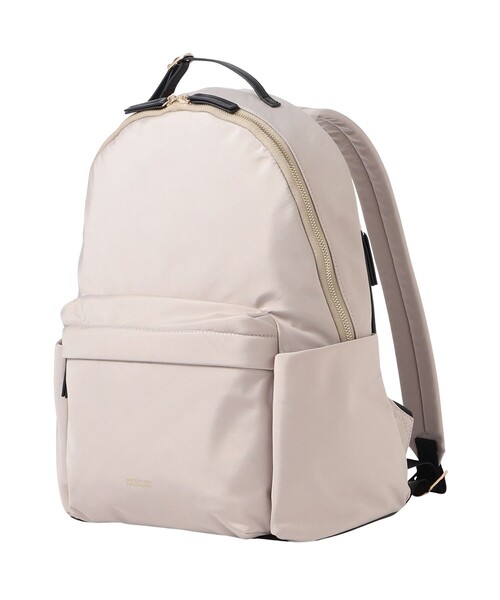 MACKINTOSH PHILOSOPHY（ﾏｯｷﾝﾄｯｼｭ ﾌｨﾛｿﾌｨｰ）の「8ポケットバックパック（バックパック/リュック・レディース・ベージュ/レッド系その他2/ブラック・FREE）」の2枚目の写真