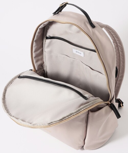 MACKINTOSH PHILOSOPHY（ﾏｯｷﾝﾄｯｼｭ ﾌｨﾛｿﾌｨｰ）の「8ポケットバックパック（バックパック/リュック・レディース・ベージュ/レッド系その他2/ブラック・FREE）」の9枚目の写真