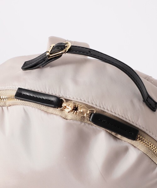 MACKINTOSH PHILOSOPHY（ﾏｯｷﾝﾄｯｼｭ ﾌｨﾛｿﾌｨｰ）の「8ポケットバックパック（バックパック/リュック・レディース・ベージュ/レッド系その他2/ブラック・FREE）」の10枚目の写真