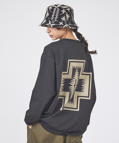 PENDLETON(ペンドルトン)の「【PENDLETON / ペンドルトン】GOBELINS HAT/ゴブラン バケットハット/ユニセックス/【WEB限定】(ハット・メンズ・ブルー/ブラック・フリー)」の3枚目の写真