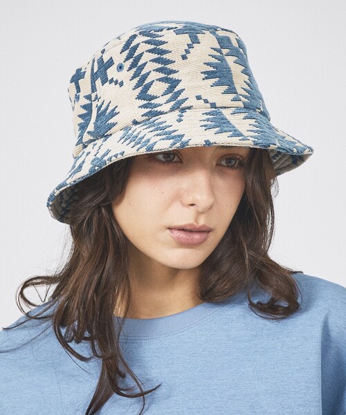 PENDLETON(ペンドルトン)の「【PENDLETON / ペンドルトン】GOBELINS HAT/ゴブラン バケットハット/ユニセックス/【WEB限定】(ハット・メンズ・ブルー/ブラック・フリー)」の10枚目の写真