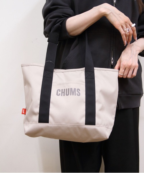 CHUMS（チャムス）の「CHUMS/チャムス　リサイクルチャムスオーディナリートートバッグ　Recycle CHUMS Ordinary Tote Bag（トートバッグ・メンズ・ブラック/グレイッシュベージュ/レッド・FREE）」の3枚目の写真