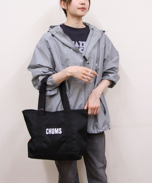 CHUMS（チャムス）の「CHUMS/チャムス　リサイクルチャムスオーディナリートートバッグ　Recycle CHUMS Ordinary Tote Bag（トートバッグ・メンズ・ブラック/グレイッシュベージュ/レッド・FREE）」の15枚目の写真