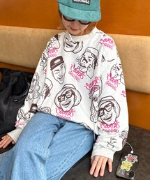 SOUNDSGOOOOD | 【SOUNDS GOOOOD】アソートフェイス柄ファンキースウェット(Tシャツ/カットソー)