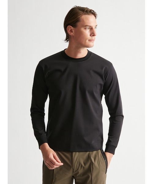 AOURE(アウール)の「PABLO ロングスリーブ(Tシャツ/カットソー・メンズ・ブラック/ホワイト・SMALL/MEDIUM/LARGE/X-LARGE)」の2枚目の写真