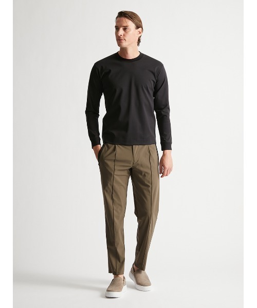 AOURE(アウール)の「PABLO ロングスリーブ(Tシャツ/カットソー・メンズ・ブラック/ホワイト・SMALL/MEDIUM/LARGE/X-LARGE)」の4枚目の写真