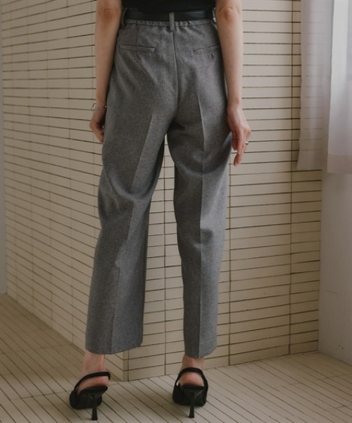 Petitjo(プッチージョ)の「小さいサイズ 麻調インタックワイドパンツ 低身長さん・小柄女性(その他パンツ・レディース・グレー/ベージュ・PSS/PS/PM/PL)」の14枚目の写真