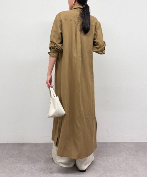 LOUNGEDRESS(ラウンジドレス)の「シャツワンピース(ワンピース・レディース・オフホワイト/ベージュ・FREE)」の19枚目の写真