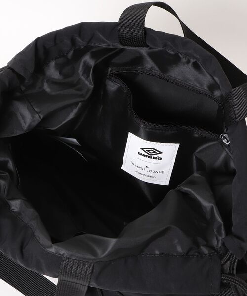 UMBRO（アンブロ）の「【UMBRO/アンブロ】 巾着2wayショルダー（ショルダーバッグ・レディース・ベージュ/ブラック・FREE）」の4枚目の写真