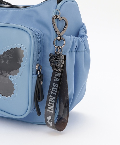 ANNA SUI mini(アナスイ・ミニ)の「【大好評につき再入荷】ワンハンドル2WAYバッグ(ショルダーバッグ・キッズ・ブラック/サックスブルー・F)」の15枚目の写真