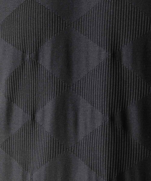 MICHEL KLEIN HOMME (ミッシェルクランオム)の「アーガイル柄Vネック半袖カットソー(Tシャツ/カットソー・メンズ・ブラック/ライトブルー/ホワイト・MEDIUM/LARGE/X-LARGE)」の15枚目の写真