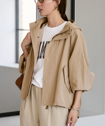 FRAMeWORK | ≪追加≫リネンPLタッサーフードショートブルゾン 3(マウンテンパーカー)