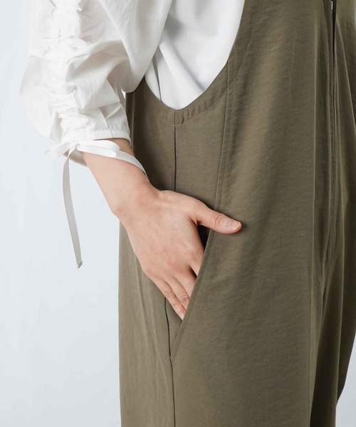 LUCA/LADY LUCK LUCA（ルカ/レディラックルカ）の「LC/LLL ジップサロペット（サロペット/オーバーオール・レディース・チャコールグレー/カーキ・FREE）」の18枚目の写真