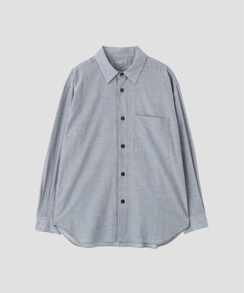 MARGARET HOWELL(マーガレットハウエル)の「COTTON WOOL VOILE(シャツ/ブラウス・メンズ・ブルー/ネイビー・SMALL/MEDIUM/LARGE/X-LARGE)」の9枚目の写真
